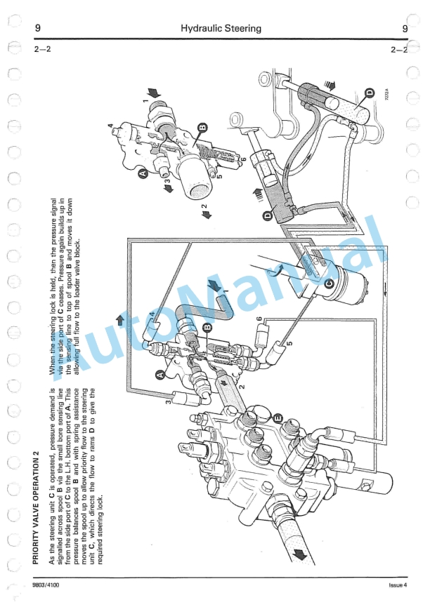 JCB Wheeled Loader Service Manual 9803-4100-4