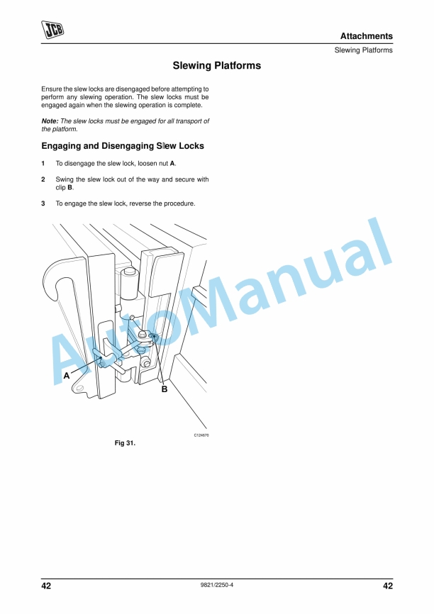 JCB Work Platform Operator Manual 9821-2250 5 JCB Work Platform Operator Manual 9821-2250 - Image 5
