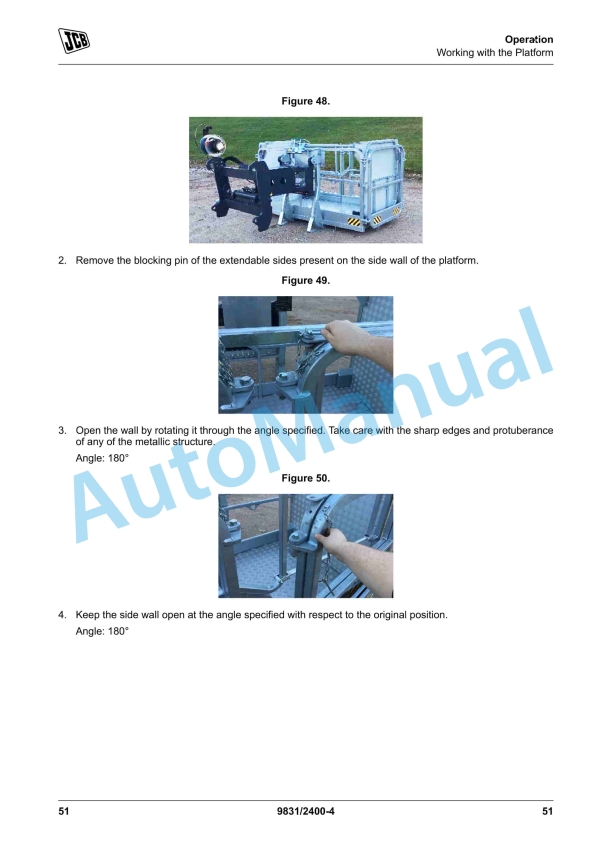 JCB Work Platform Operator Manual 9831-2400 3 JCB Work Platform Operator Manual 9831-2400 - Image 3